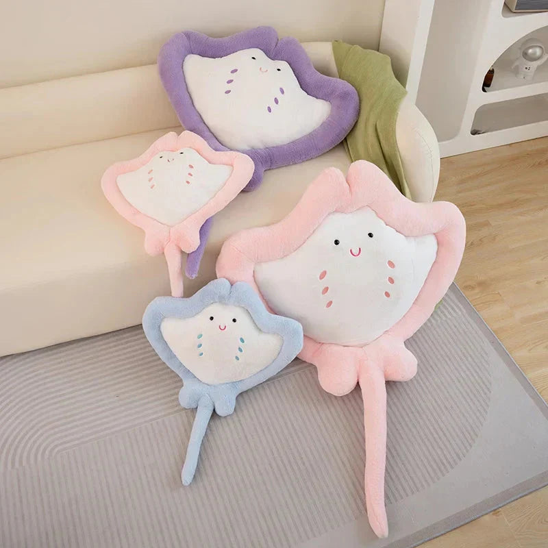 Maliben | Kawaii Pastel Fluffy Stingray Plushies