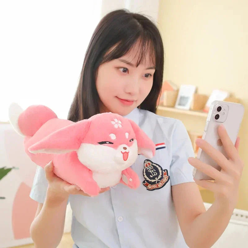 Maliben | Kawaii Pink Fox Sakura Plushie