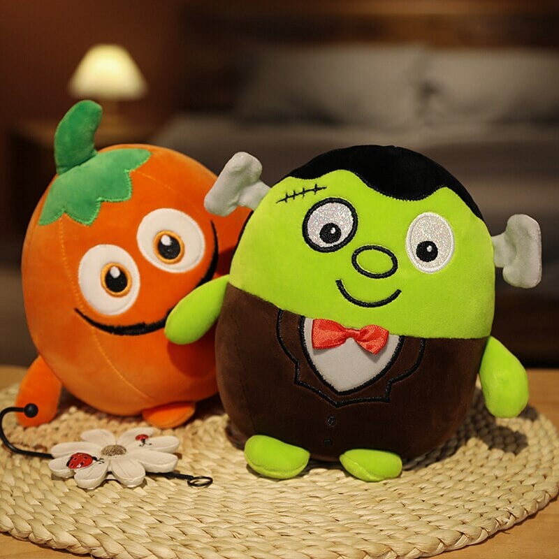 Maliben | Kawaii Skeleton Pumpkin Zombie Frankenstein Vampire Halloween Plushies