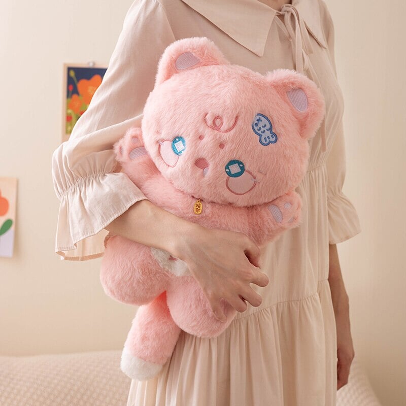 Maliben | Kawaii Starry Fluffy Cat Heart Plushies
