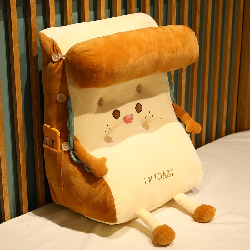 Maliben | Kawaii Toasted Bread Back Support Plushie