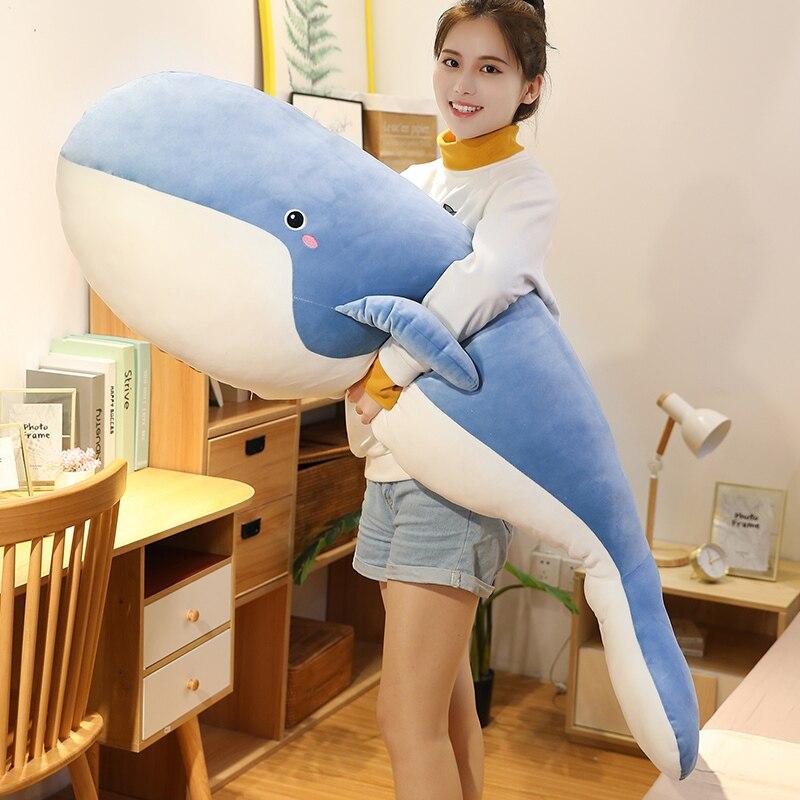 Maliben | Blue Giant Kawaii Whale Plushie