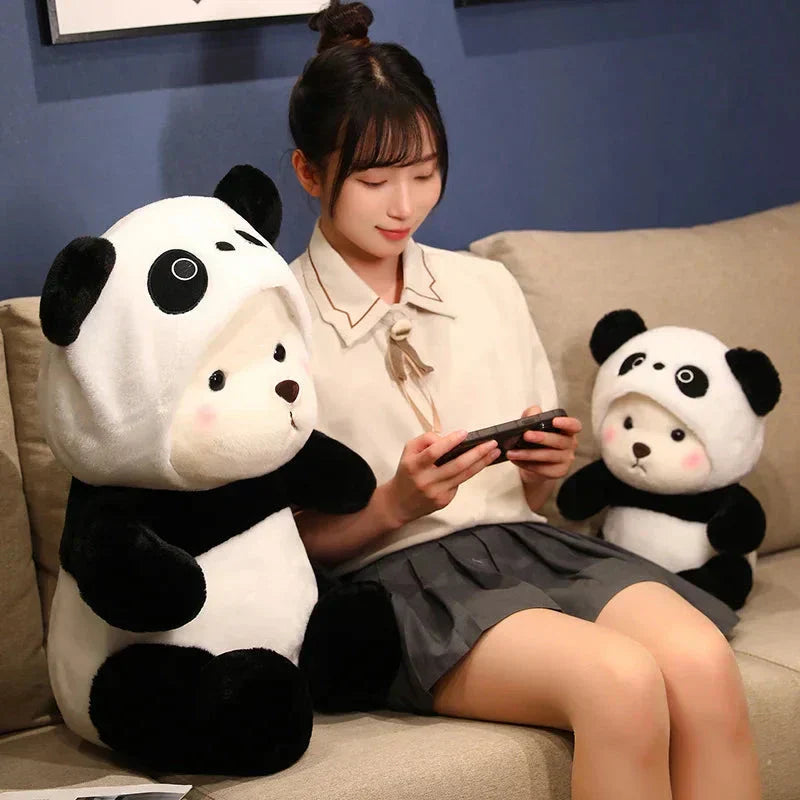 Maliben | Kawaii White Bear Panda Outfit Plushie