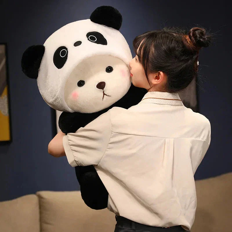 Maliben | Kawaii White Bear Panda Outfit Plushie