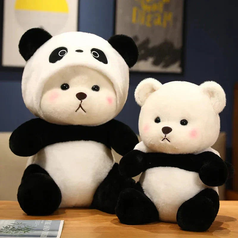 Maliben | Kawaii White Bear Panda Outfit Plushie