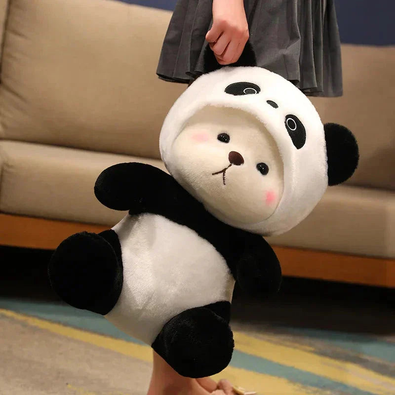 Maliben | Kawaii White Bear Panda Outfit Plushie