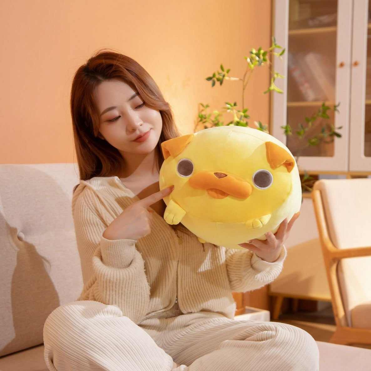 Maliben | Kawaii Yellow Pug Plushies