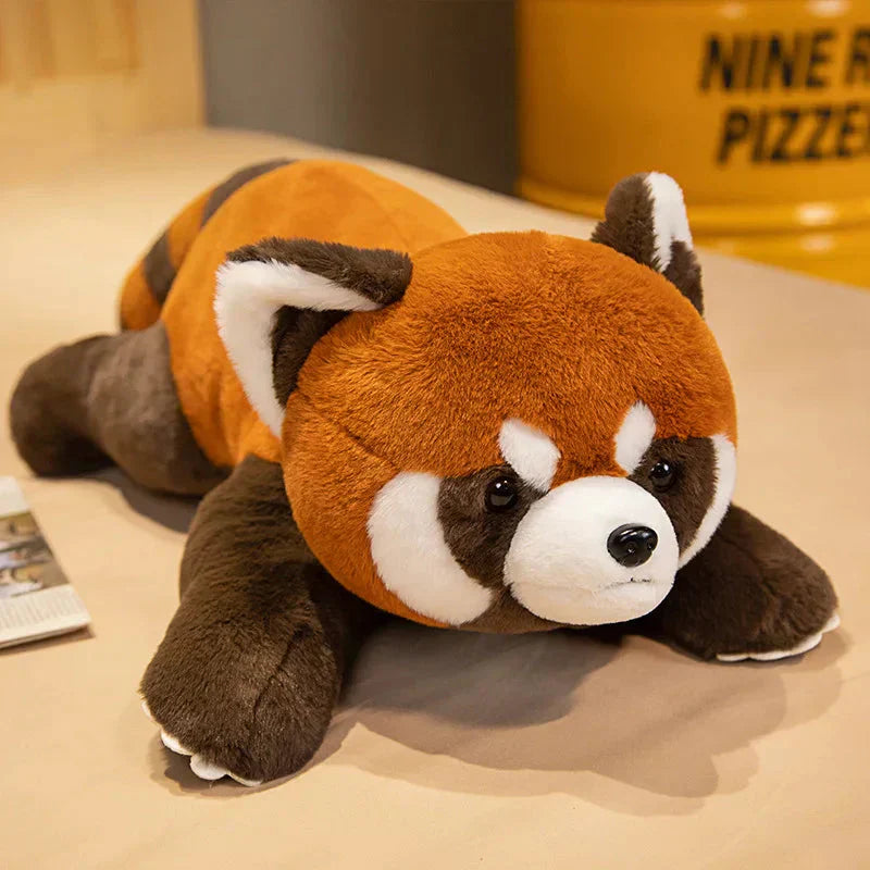 Maliben | Laying Fluffy Red Panda Lifelike Plushie