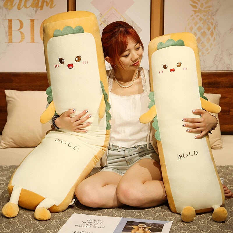Maliben | Long Burrito Wrap Bread Plushie