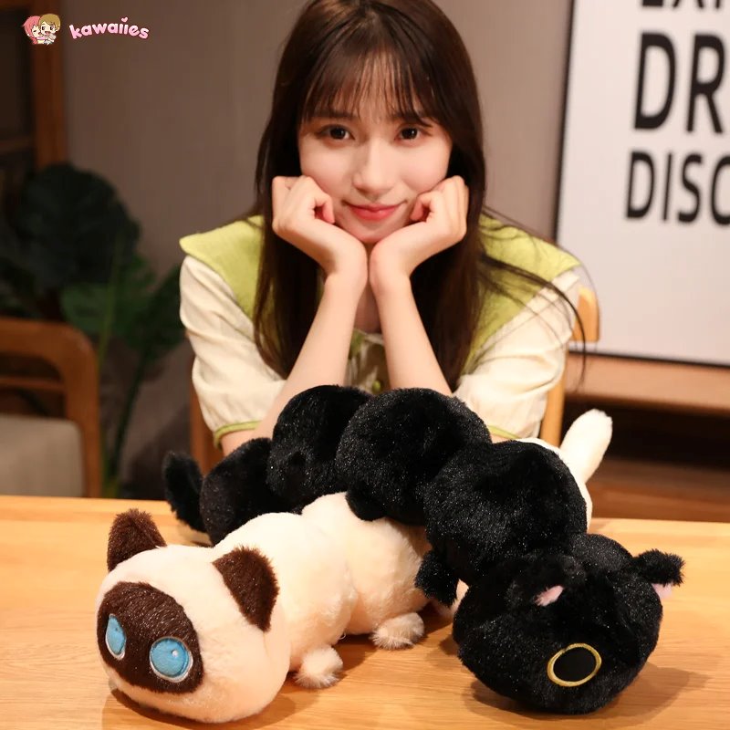 Maliben | Long Fluffy Cat Caterpillar Plushies