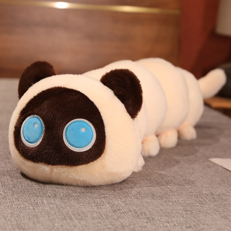 Maliben | Long Fluffy Cat Caterpillar Plushies