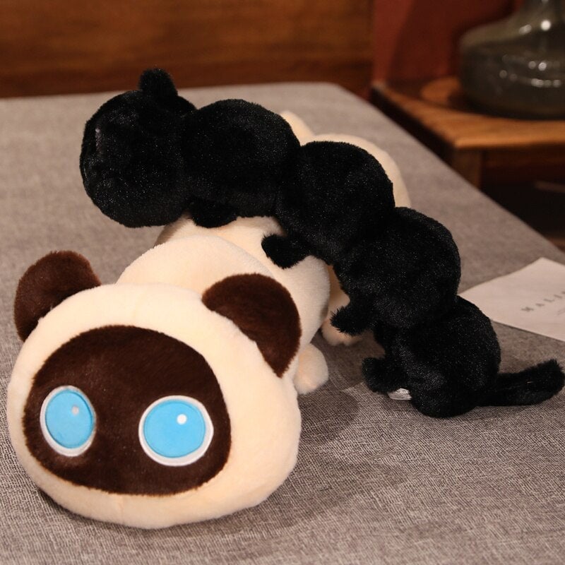 Maliben | Long Fluffy Cat Caterpillar Plushies