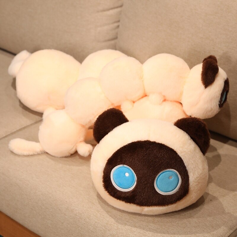 Maliben | Long Fluffy Cat Caterpillar Plushies
