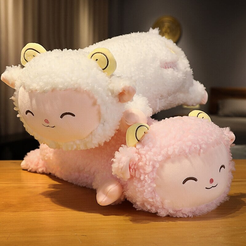 Maliben | Long Fluffy 'Happy' Alpaca Llama Plush