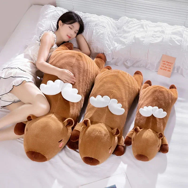Maliben | Long Kawaii Angel Capybara Plushies