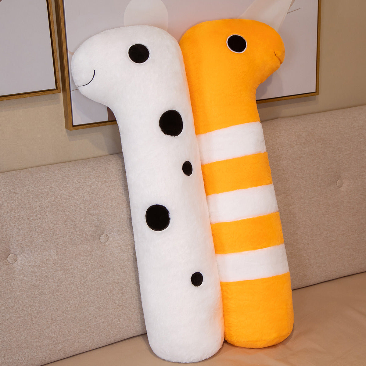 Maliben | Long Ocean White Orange Eel Plushies