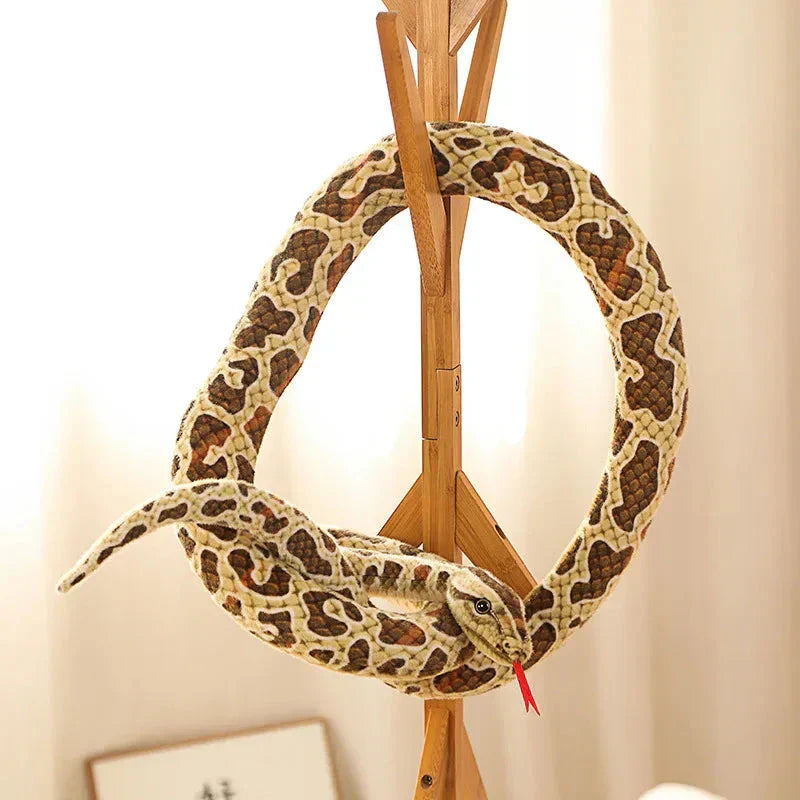 Maliben | Long Realistic Brown Green Orange Snake Plushies
