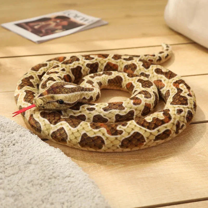 Maliben | Long Realistic Brown Green Orange Snake Plushies