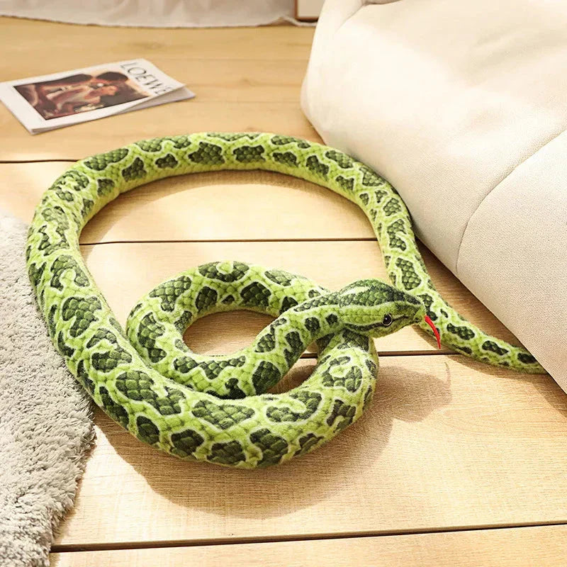 Maliben | Long Realistic Brown Green Orange Snake Plushies