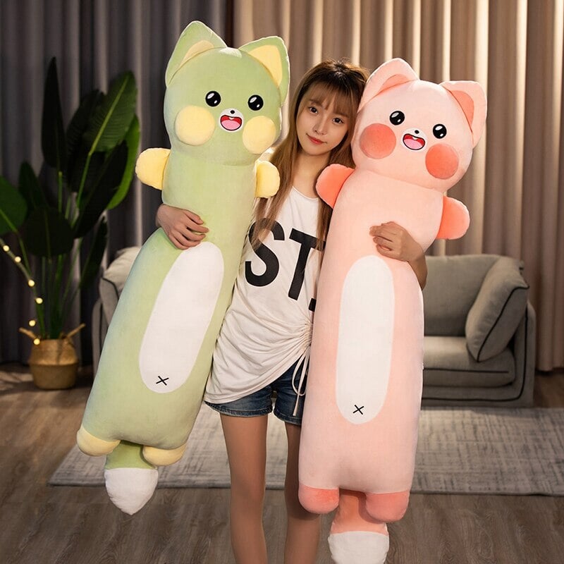 Maliben | Long Snuggly Cat And Raccoon Plushies