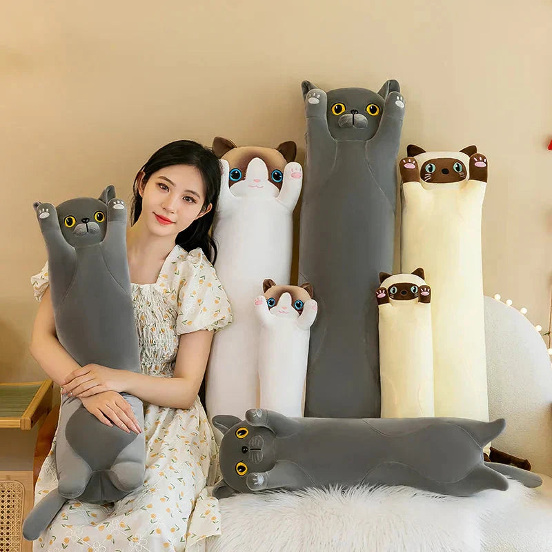 Maliben | Long Snuggly Cat Siamese British Shorthair Snowshoe Plushies Collection