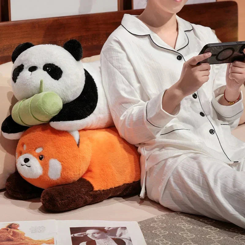 Maliben | Long Snuggly Fluffy Red Panda Plushies