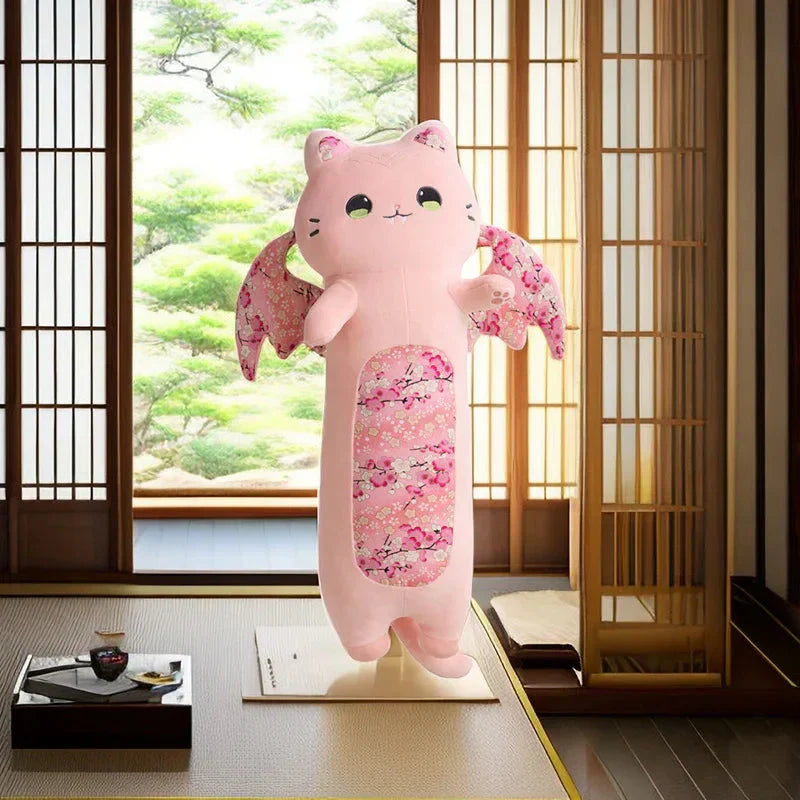 Maliben | Long Snuggly Luna & Solis Sakura Cat Plushies