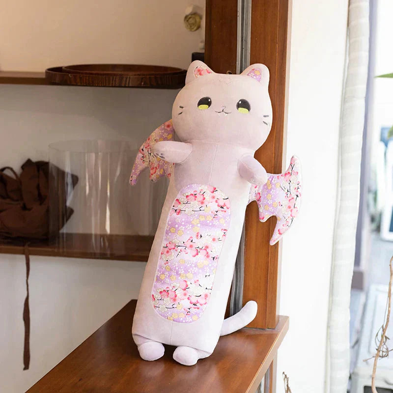 Maliben | Long Snuggly Luna & Solis Sakura Cat Plushies