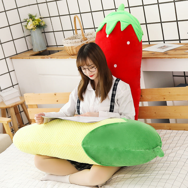 Maliben | Long Snuggly Vegetables Fruits Plushie Collection