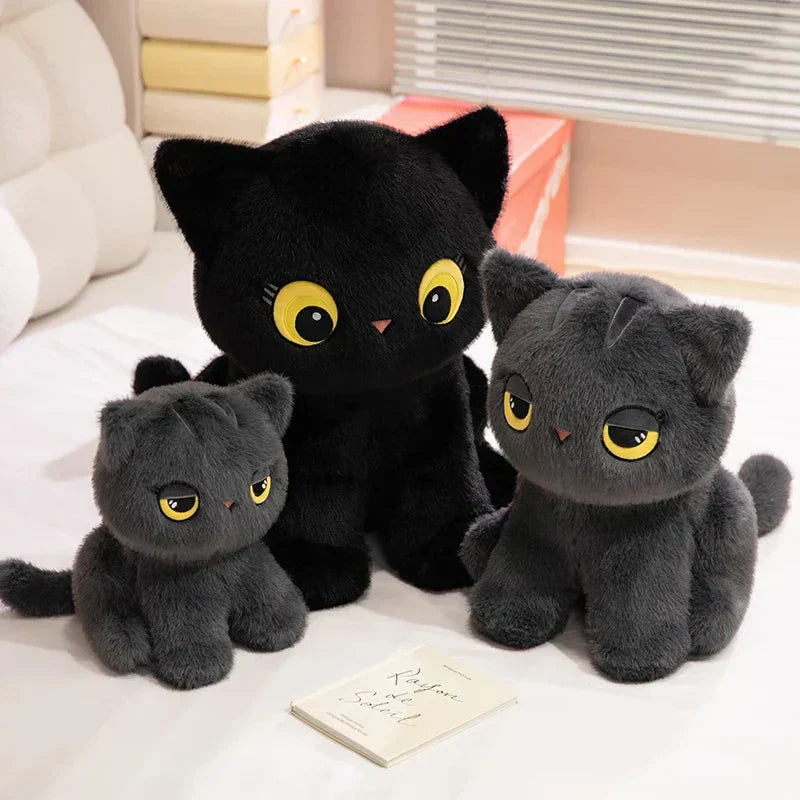 Maliben | Luna & Misty The Fluffy Sitting Cat Plushies