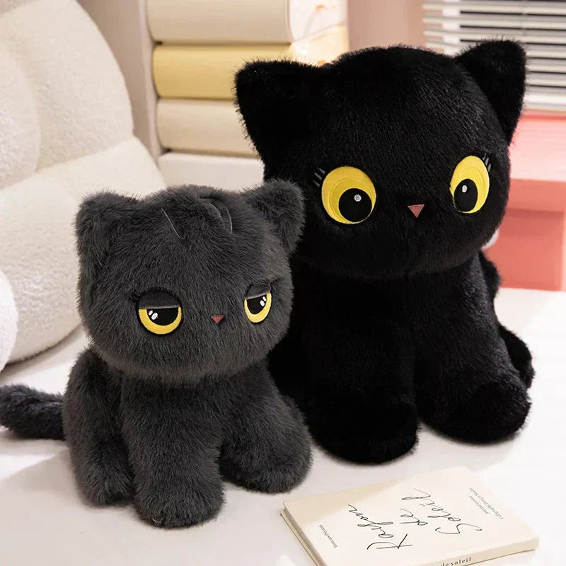 Maliben | Luna & Misty The Fluffy Sitting Cat Plushies