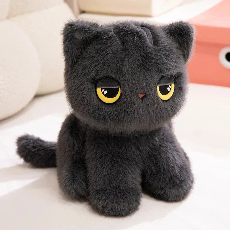 Maliben | Luna & Misty The Fluffy Sitting Cat Plushies