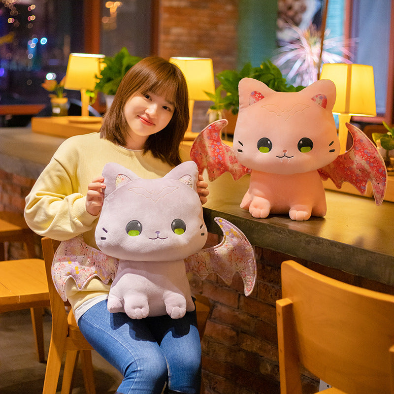 Maliben | Luna & Solis The Kawaii Sakura Cats With Wings Plushies