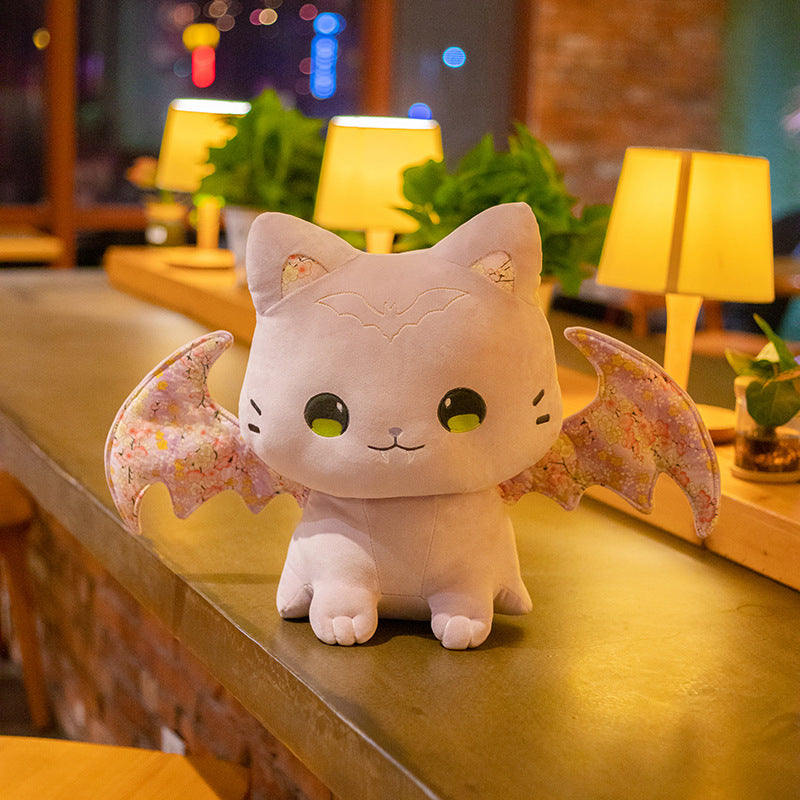 Maliben | Luna & Solis The Kawaii Sakura Cats With Wings Plushies