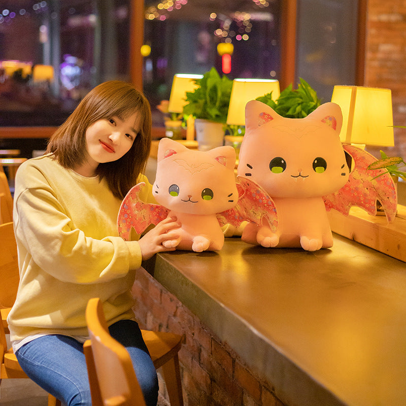 Maliben | Luna & Solis The Kawaii Sakura Cats With Wings Plushies