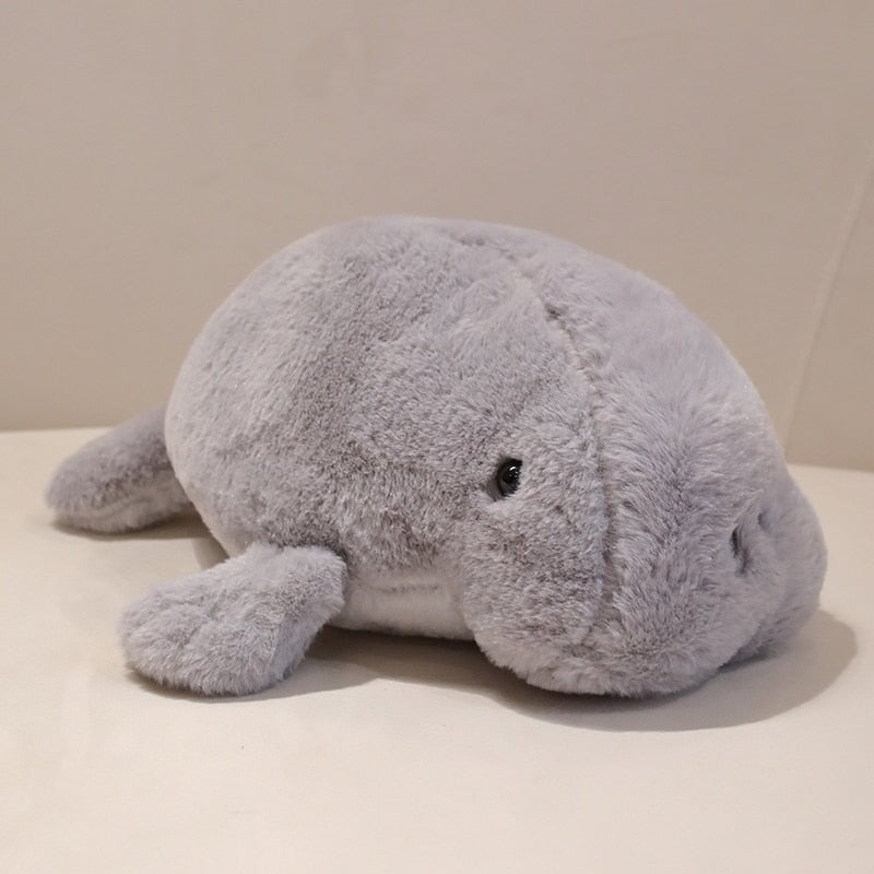 Maliben | Milo The Fluffy White Manatee Plush