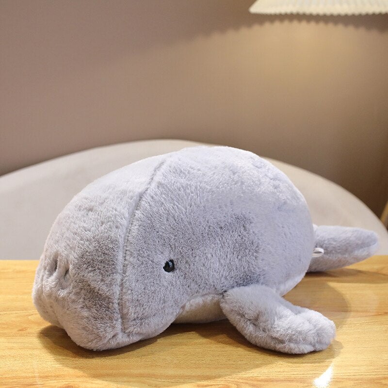 Maliben | Milo The Fluffy White Manatee Plush