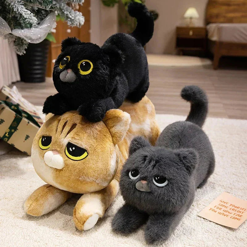 Maliben | Mochi, Marmie & Midnight – Sleepy Cat Plushies