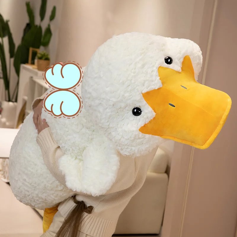 Maliben | Holly The Giant Fluffy White Duck Plushie