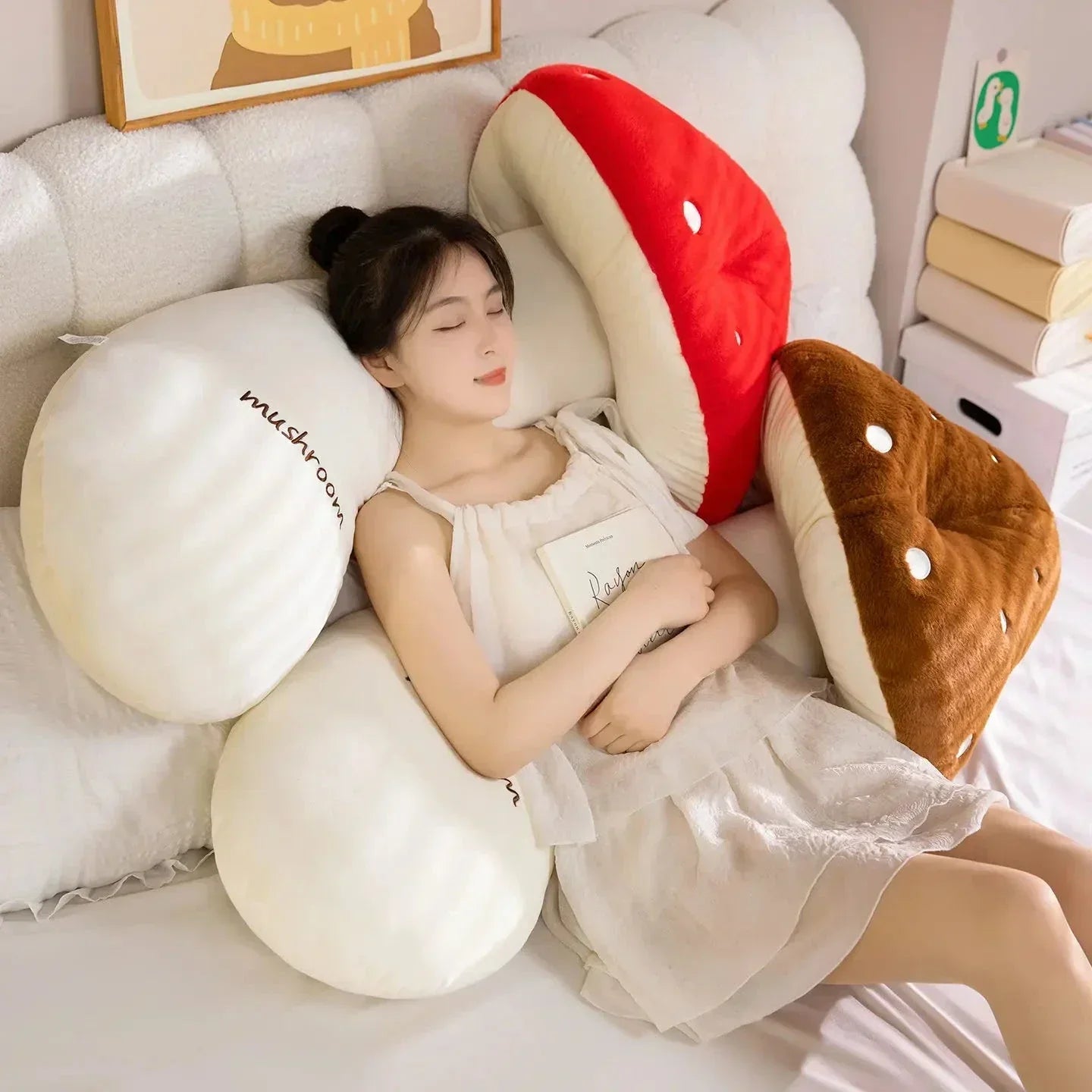 Maliben | Mushie The Long Snuggly Kawaii Mushroom Plushies