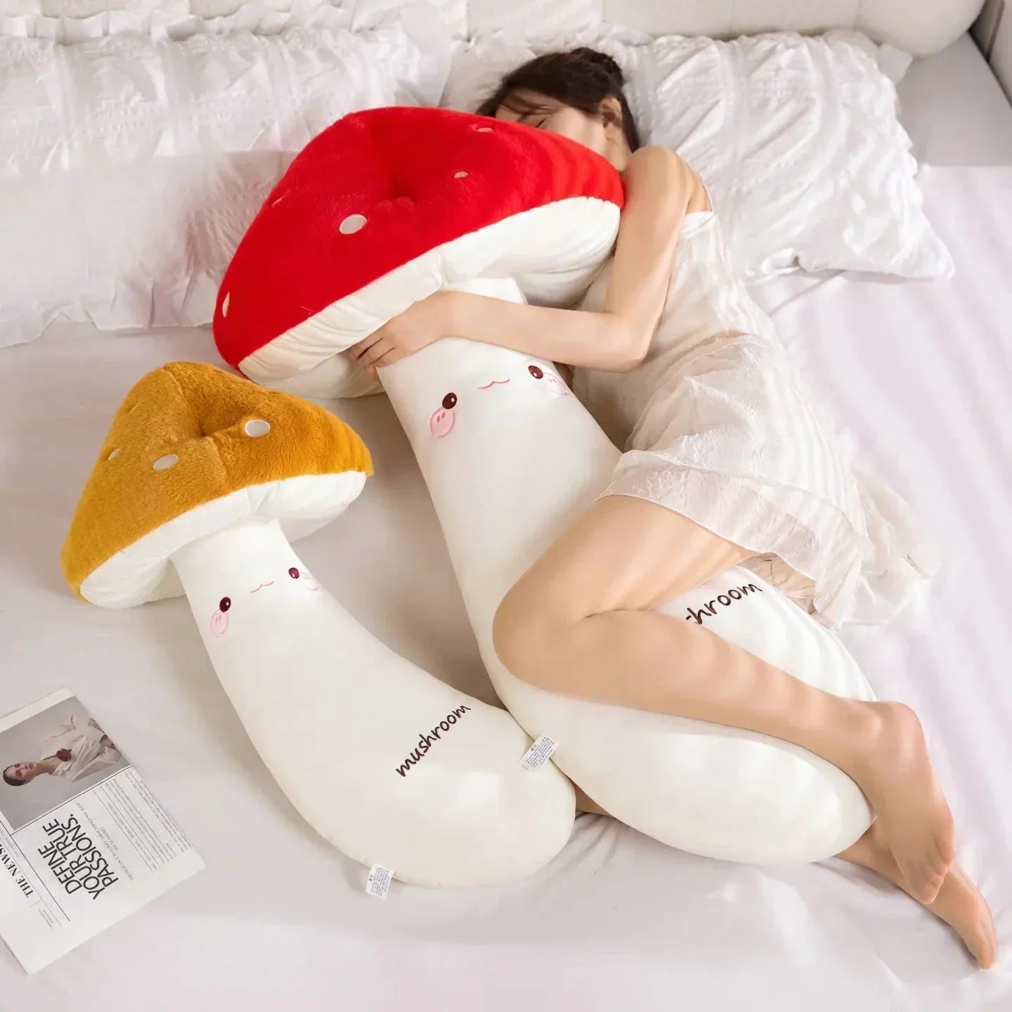 Maliben | Mushie The Long Snuggly Kawaii Mushroom Plushies