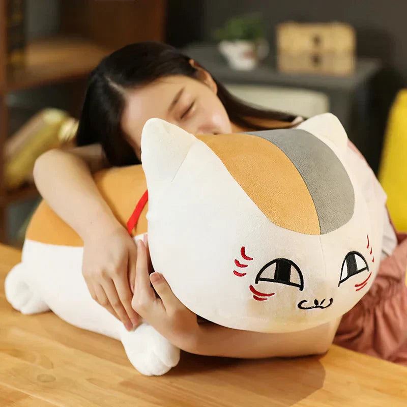 Maliben | Natsume Yuujinchou Nyanko Cat White Black Plushie