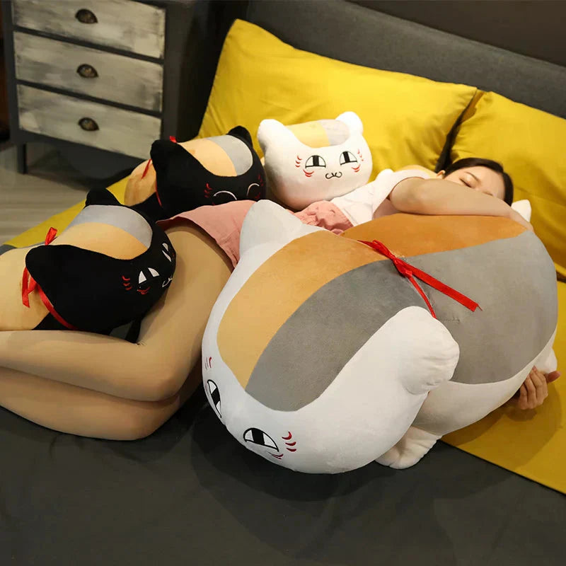 Maliben | Natsume Yuujinchou Nyanko Cat White Black Plushie