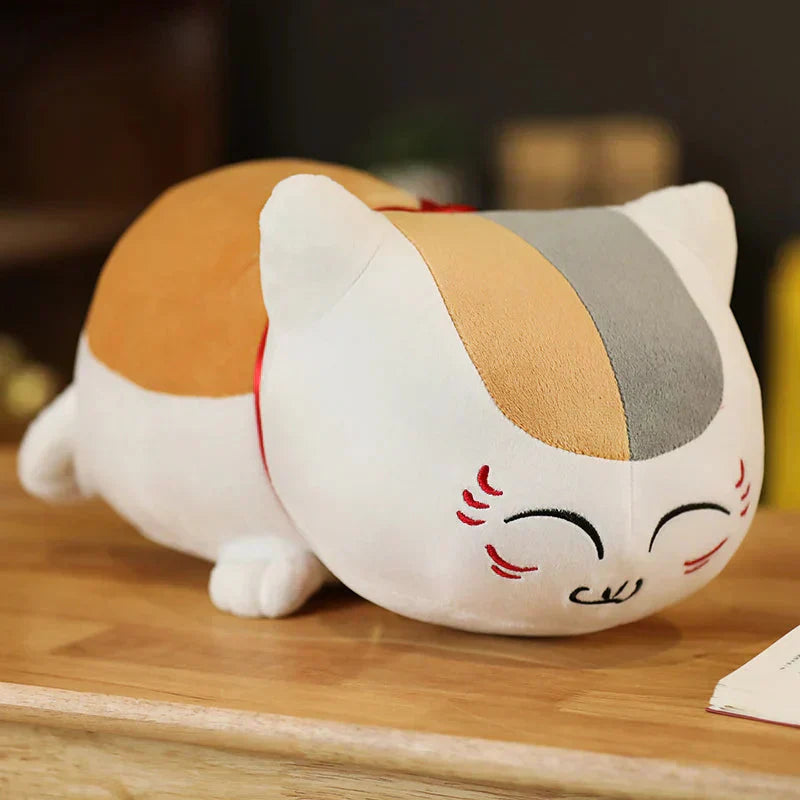Maliben | Natsume Yuujinchou Nyanko Cat White Black Plushie