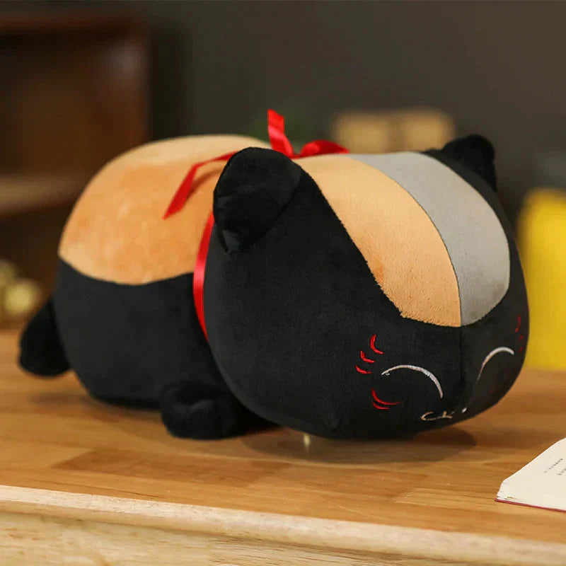 Maliben | Natsume Yuujinchou Nyanko Cat White Black Plushie