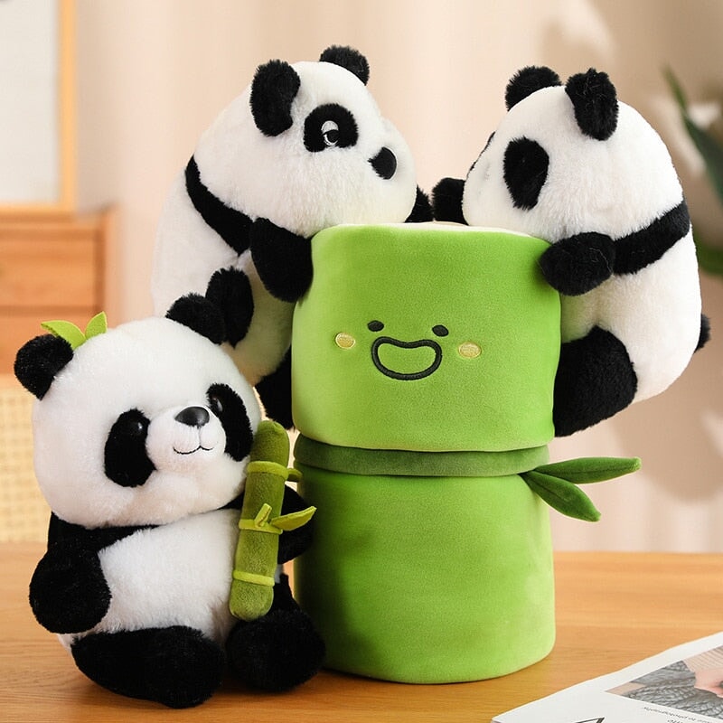 Maliben | Panda & Bamboo Buddy Plushies