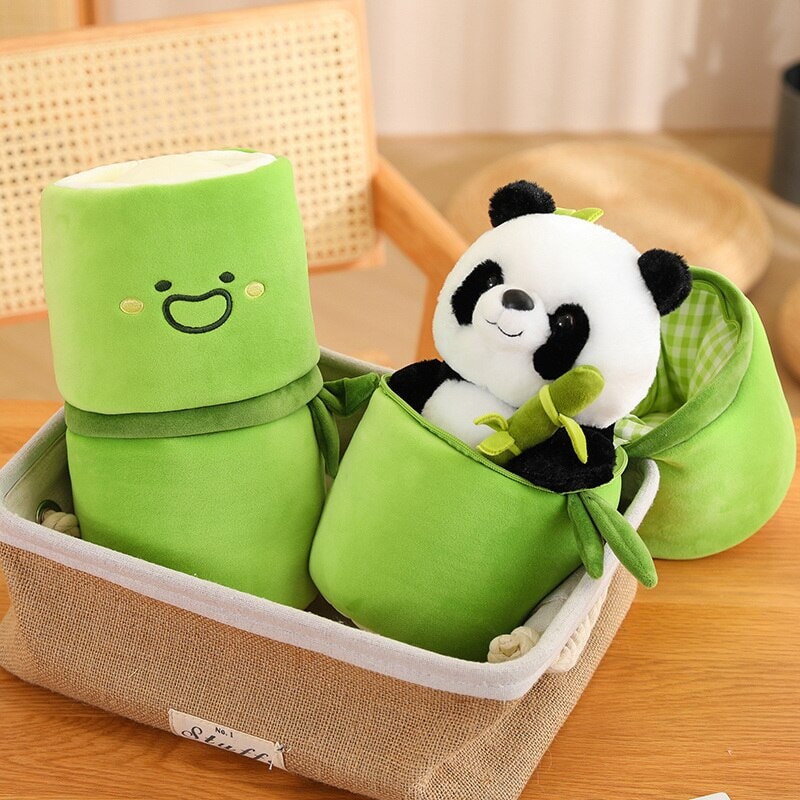 Maliben | Panda & Bamboo Buddy Plushies