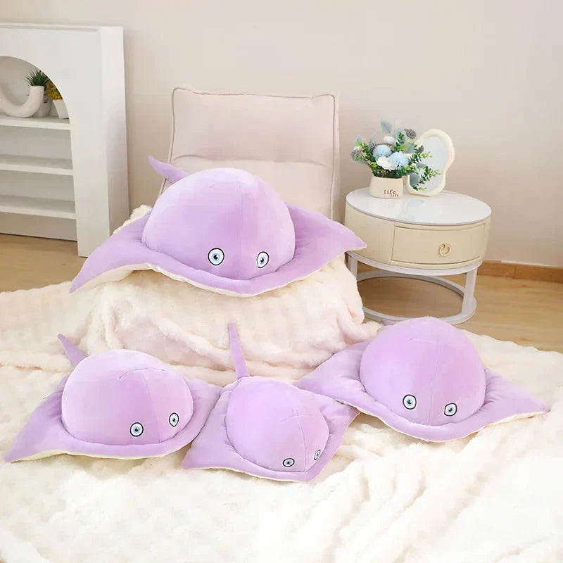 Maliben | Pastel Purple Blue Stingray Plushies