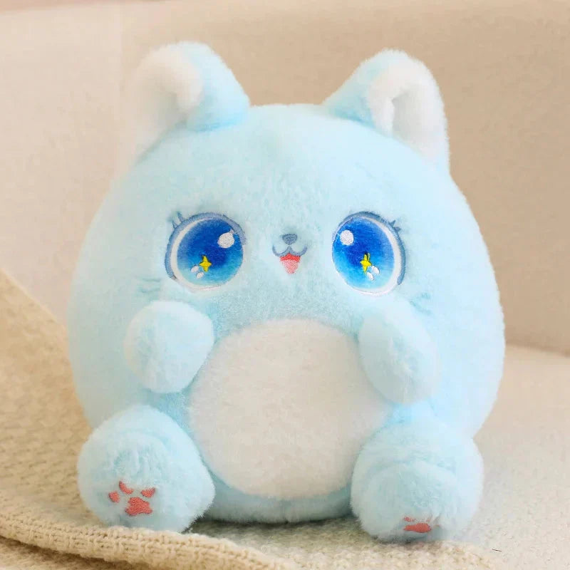 Maliben | Rainbow Fluffy Cat Squad Ball Plushies