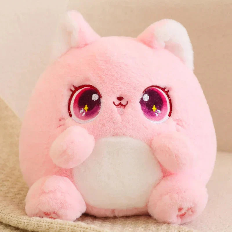 Maliben | Rainbow Fluffy Cat Squad Ball Plushies